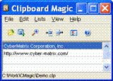 Clipboard Magic 4.01 Screenshot