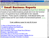 Business Reports 1.0 Screenshot
