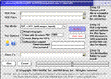 Advanced PDF to RTF Converter 2.00 Screenshot