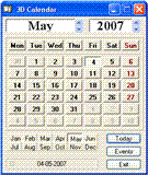 Calendar 1.0.3.8 Screenshot