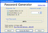 Password Generator Software 2.3 Screenshot