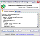 Total Commander Password Recovery 1.0.120.2006 Screenshot