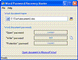 Word Password Recovery Master 3.0 Screenshot