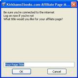 Free Affiliate Package for Affiliate Pag 1.0 Screenshot