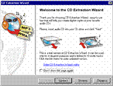 CD Extraction Wizard 1.7 Screenshot